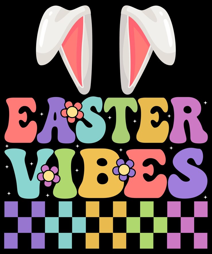Vector easter day t shirt design
