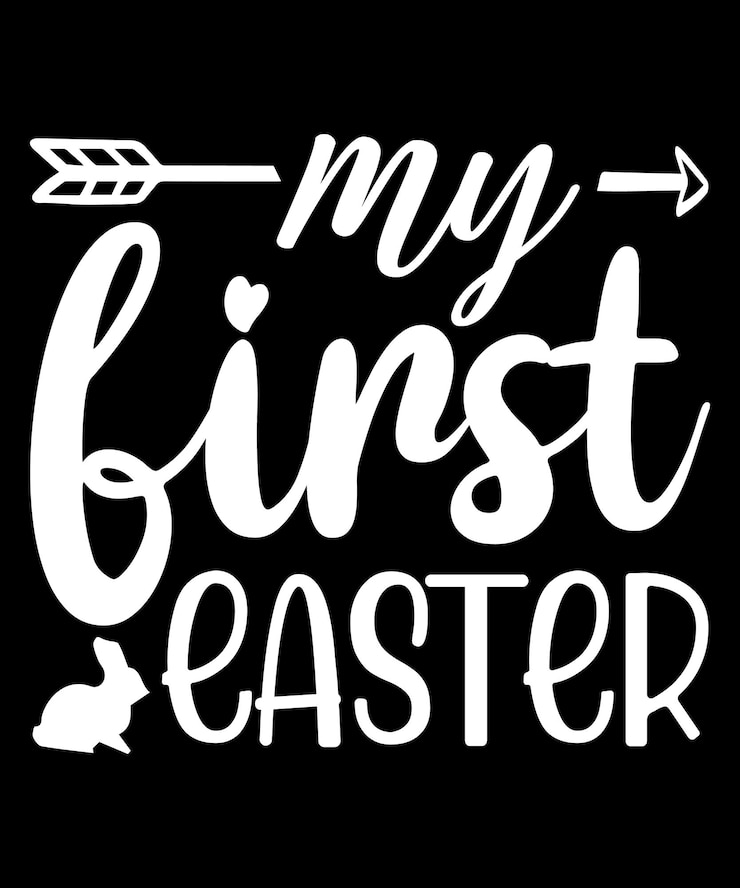 Vector easter svg design quotes