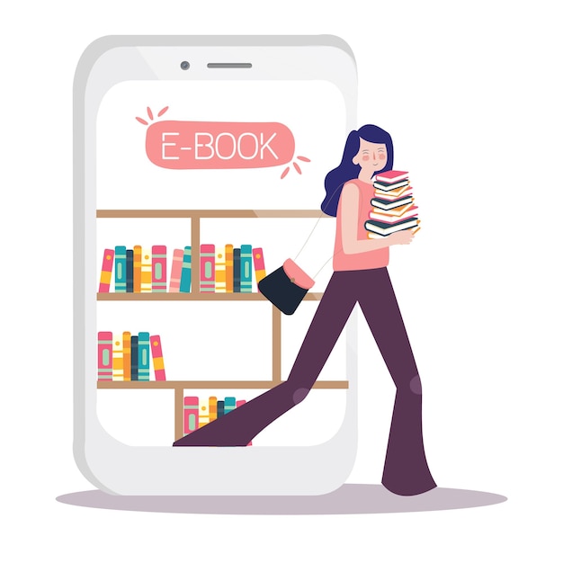 ebook learning education online smartphone electronic technology digital modern application