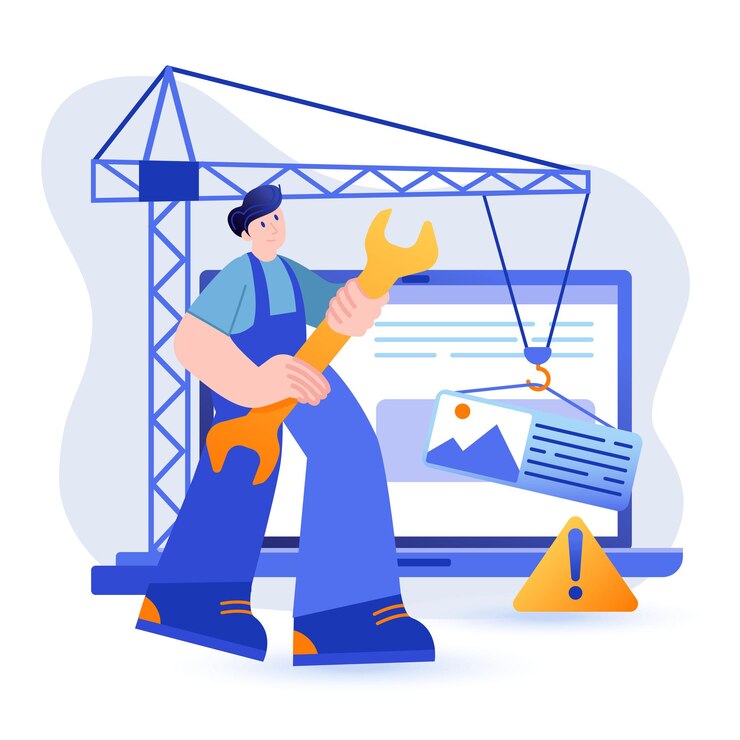 Vector eco energy factory building view illustration in flat style