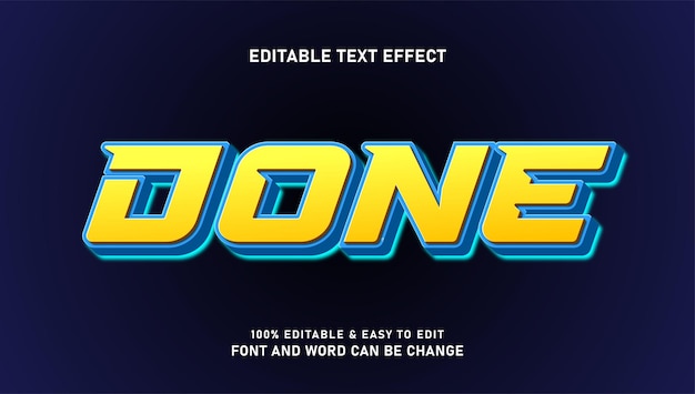 editable modern 3d effect text