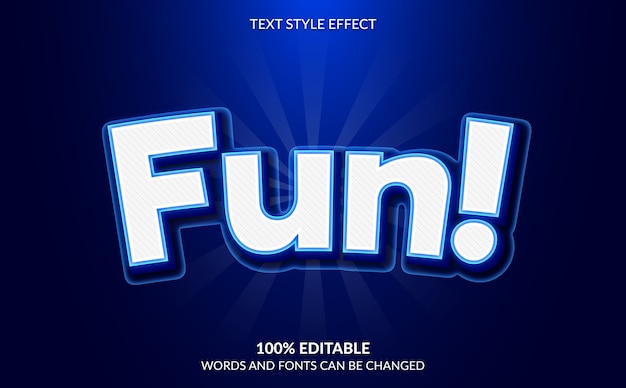 Editable Text Effect, Comic And Cartoon Text Style