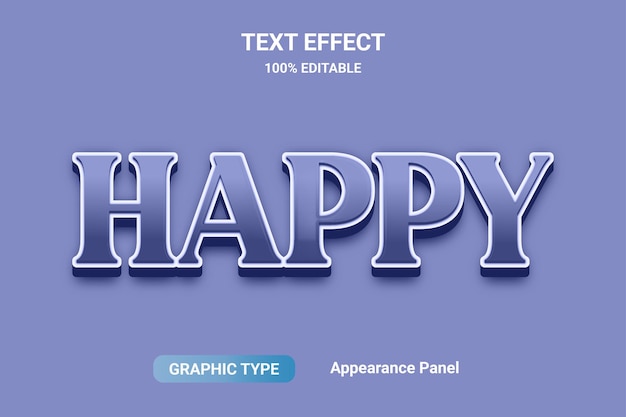 Editable text effect comic font style Word and font can be changed