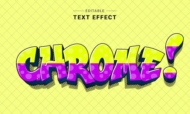 Editable Text Effect Mockup Vector Graphic Style