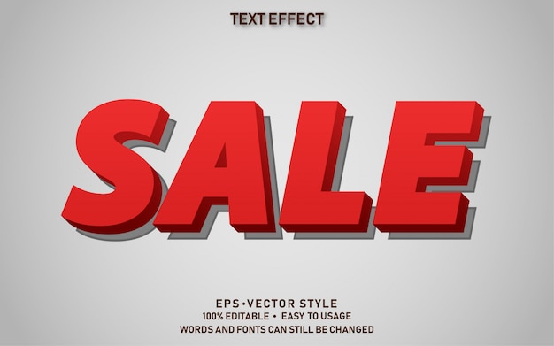 Editable Text Effect Modern Sale  