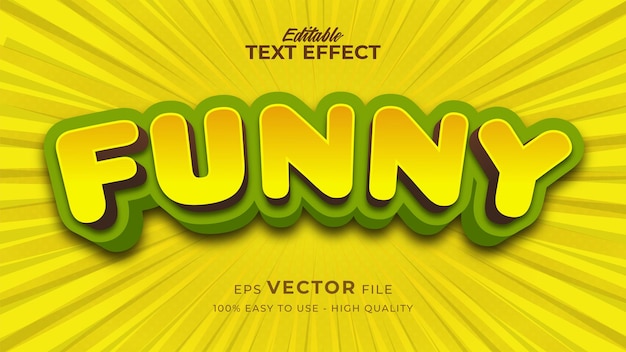 editable text style effect - funny text style theme
