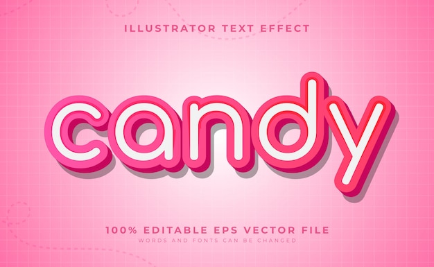 Editable Text Style Effect