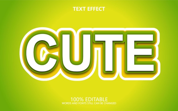 Editable text with 3d design