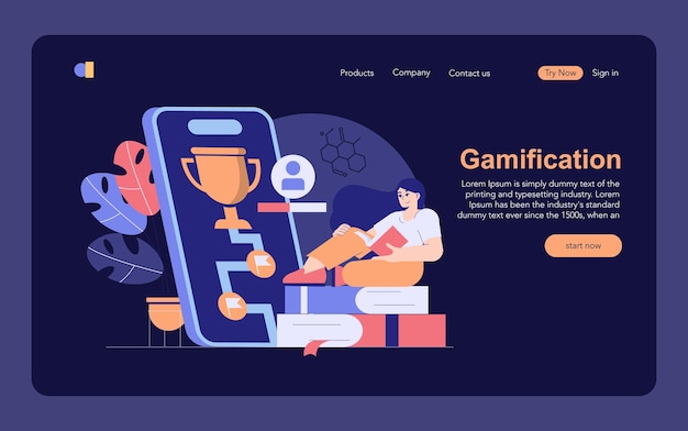 Edtech Flat Vector Illustration