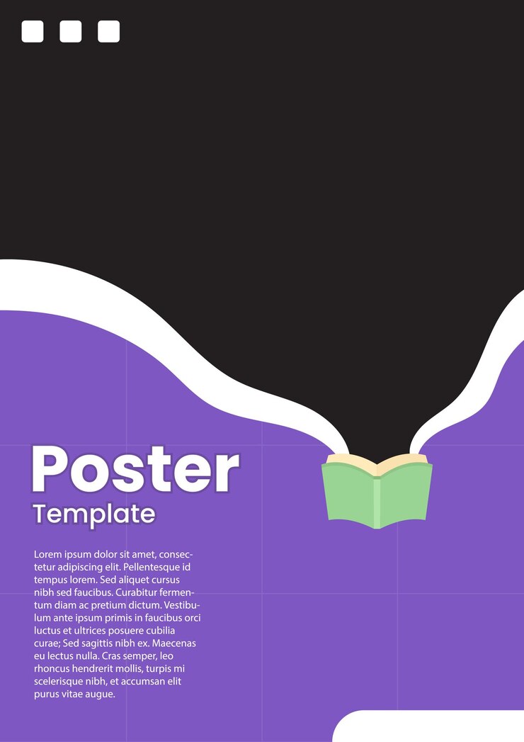 Educational and reading poster templates