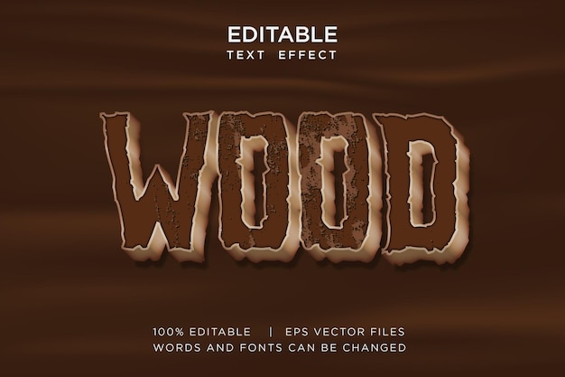 Efek teks 'kayu'