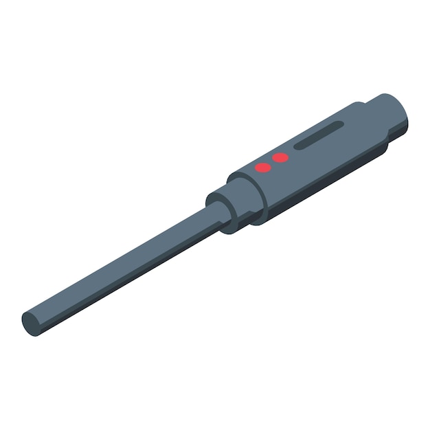 Electric bbq lighter with safety lock isometric view