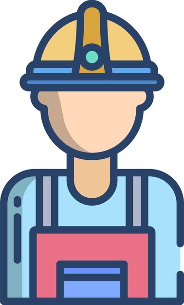 Electric Motorsolid linear color vector illustration