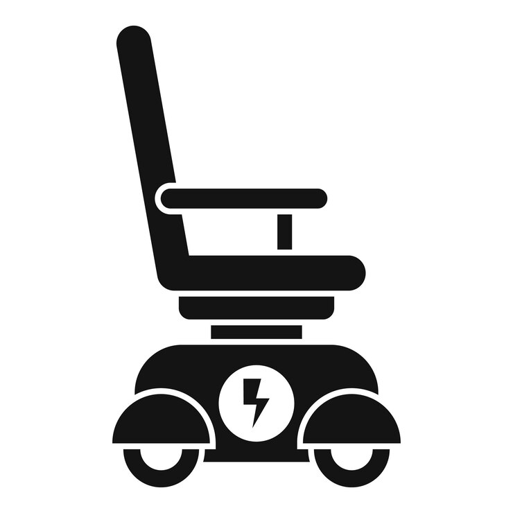 Vector electric wheelchair providing independent mobility for disabled persons