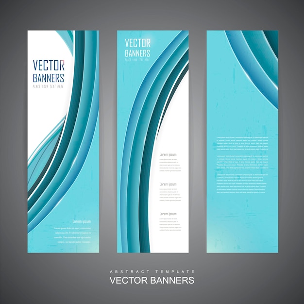 Elegant banner template design
