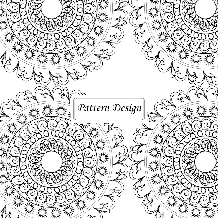 Vector elegant decorative vector pattern background