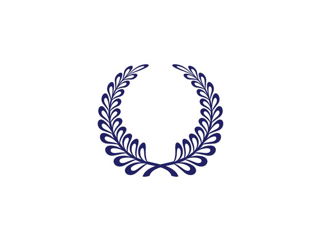 Elegant Laurel Wreath Symbol of Victory and Achievement