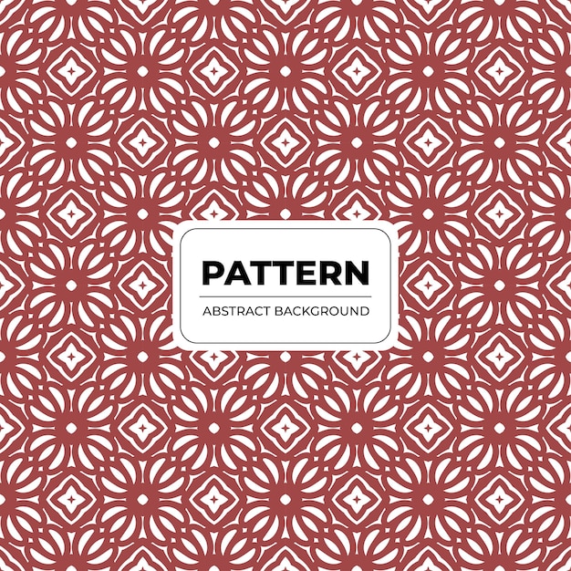 Elegant Maroon and White Abstract Floral Pattern Design Seamless Background Texture for Textile