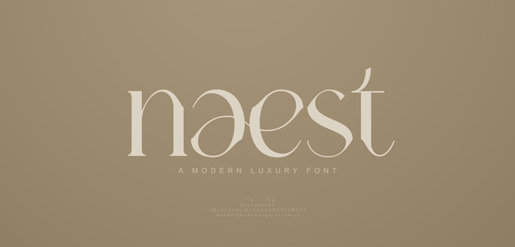 Vector elegant modern alphabet letters font logo typography luxury classic lettering serif italic fonts wedding vintage retro logos vector illustration