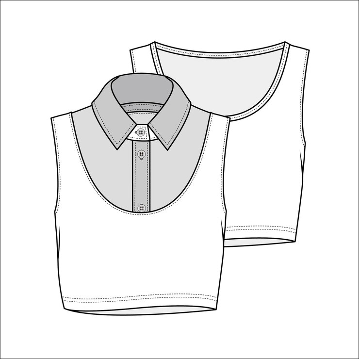 Vector elegant shirt fashion style
