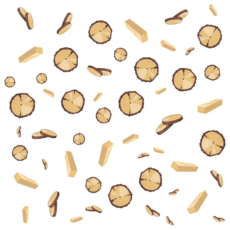 Elegant Wooden Icon Pattern Design