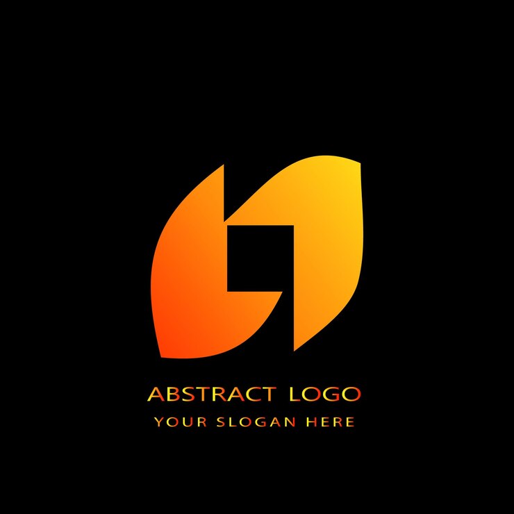 Vector elemen desain logo penuh warna abstrak