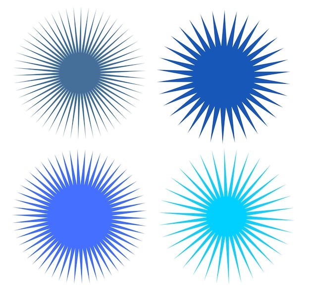 Element design color bubbles isolated on white background