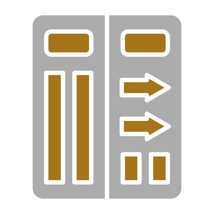 Vector emergency exit icon style