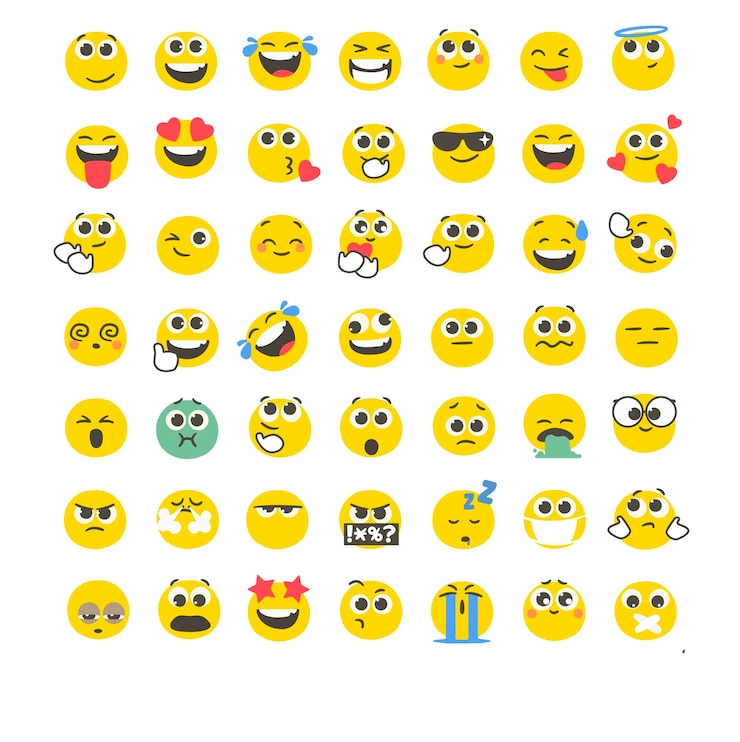 Vector emoj icons