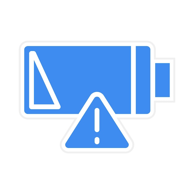 empty battery icon vector image can be used for battery and power