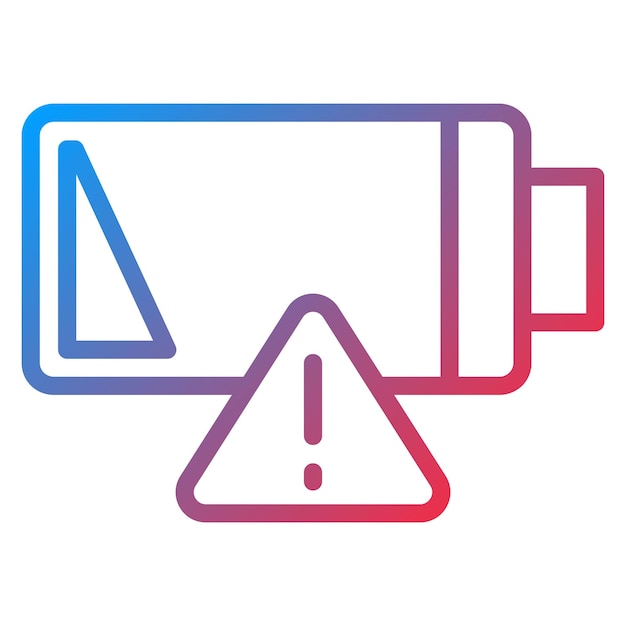 empty battery icon vector image can be used for battery and power