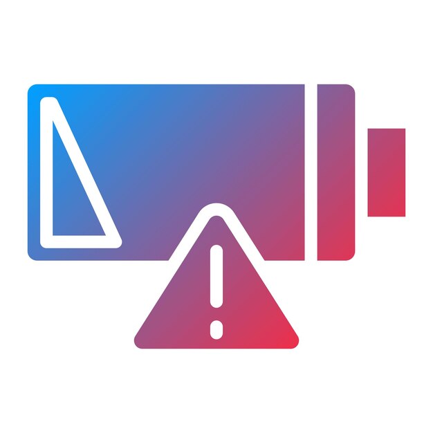 empty battery icon vector image can be used for battery and power