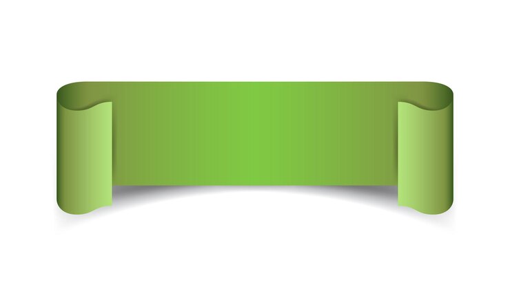 Vector empty ribbon vector icon blank sticker label on white background