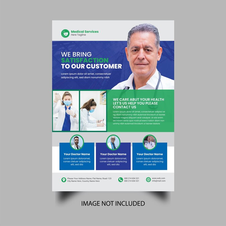 EPS Medical Flyer Template Medical Design and Poster