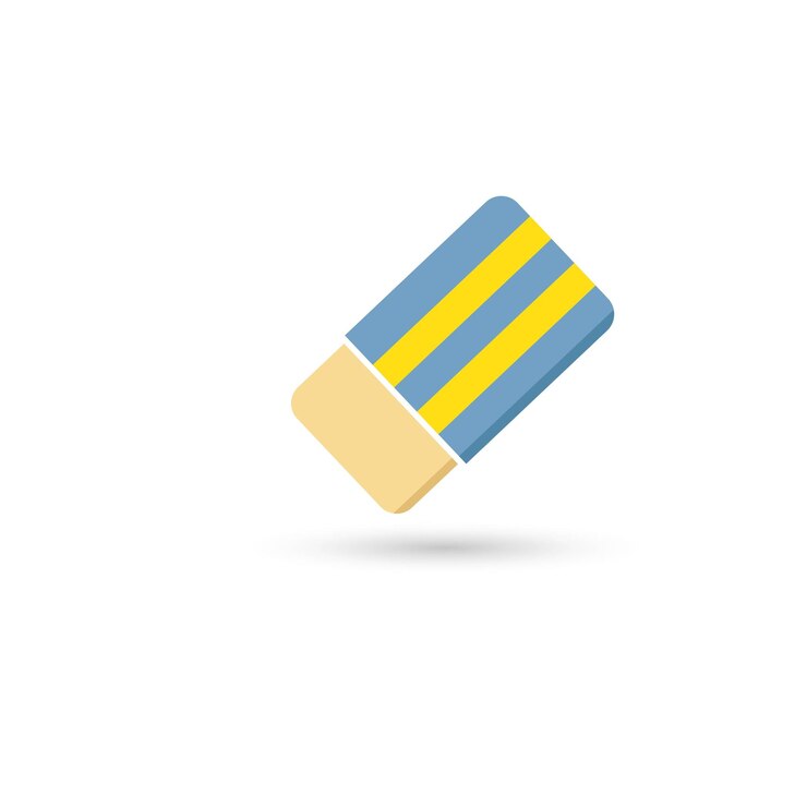 Vector eraser icon vector illustration design template web