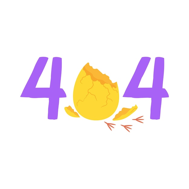 Error 404 page not found website under development Suitable for web landing page UI mobile app banner template Vector illustration