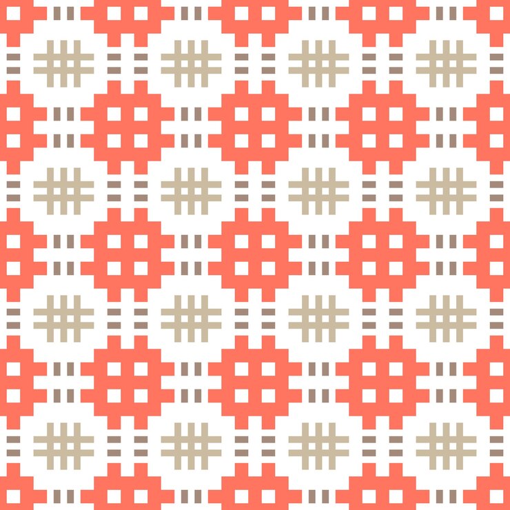 Vector ethnic ornaments pattern