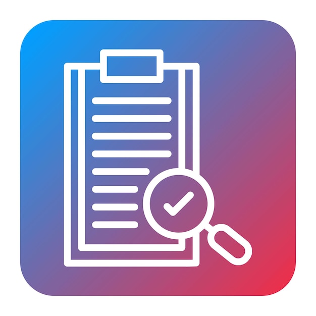 Evaluation icon vector image Can be used for Action Plan