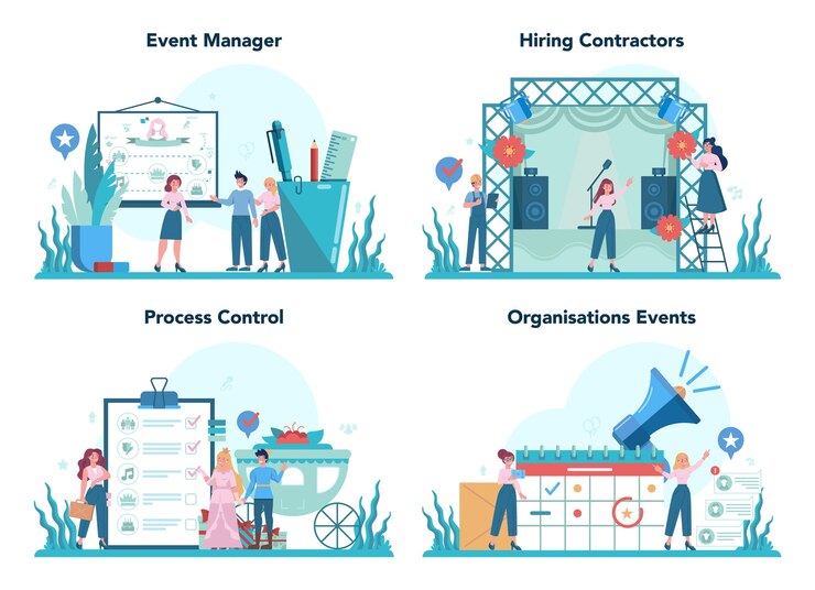 Event management concept set