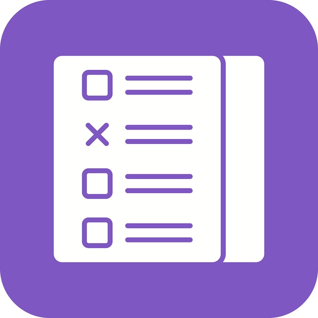 exam icon vector image can be used for learning