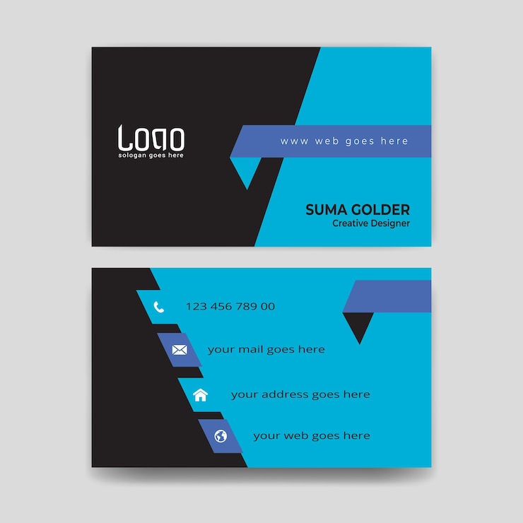 Vector exclusive business card