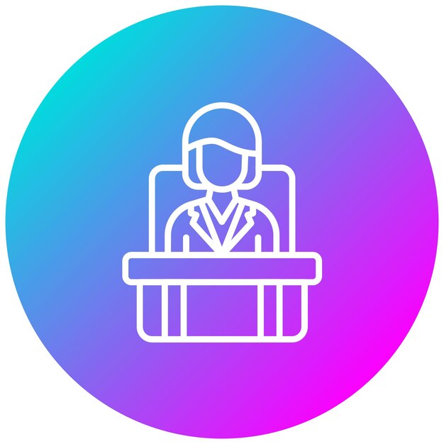 Executive vector icon Can be used for Women iconset