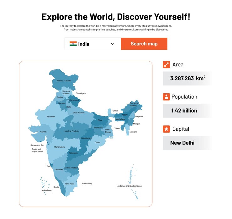 Exploration Map Series India