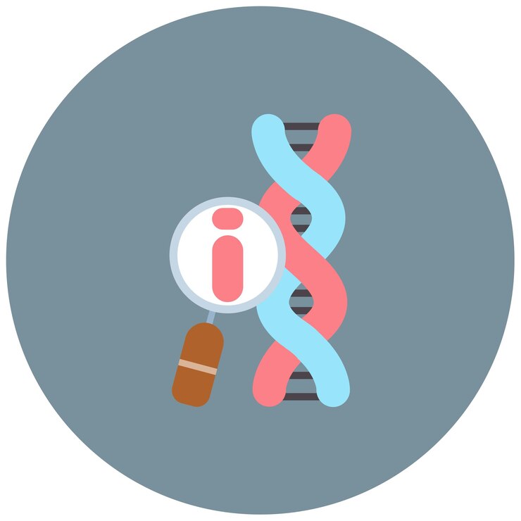 Vector explore dna icon vector image can be used for bioengineering