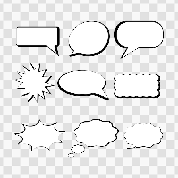 Exploring the Impact of Comic Speech Bubbles