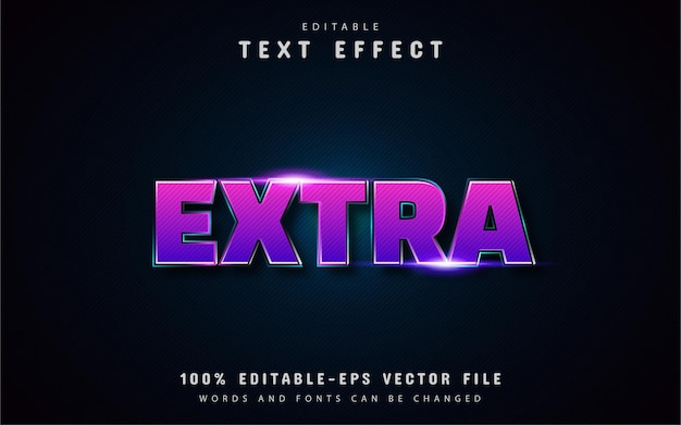 Extra text effects