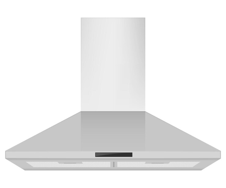 Extractor hood Kitchen range hoods Vector illustration