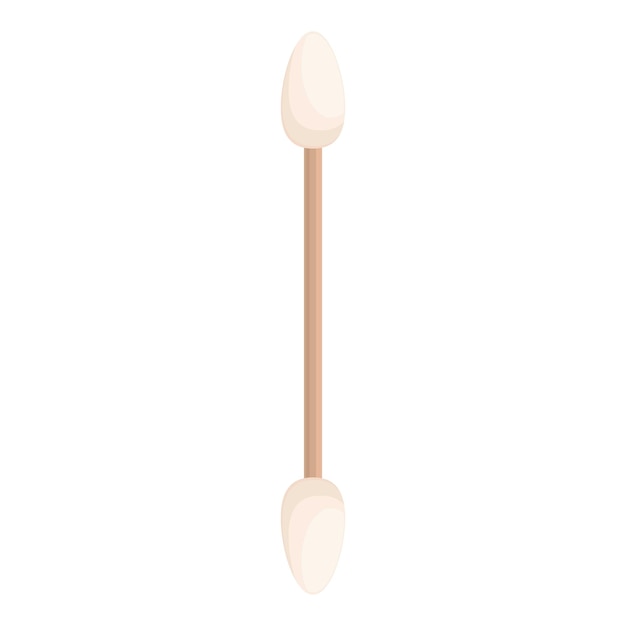 Eye brow swab icon cartoon vector Tattoo makeup Brush art