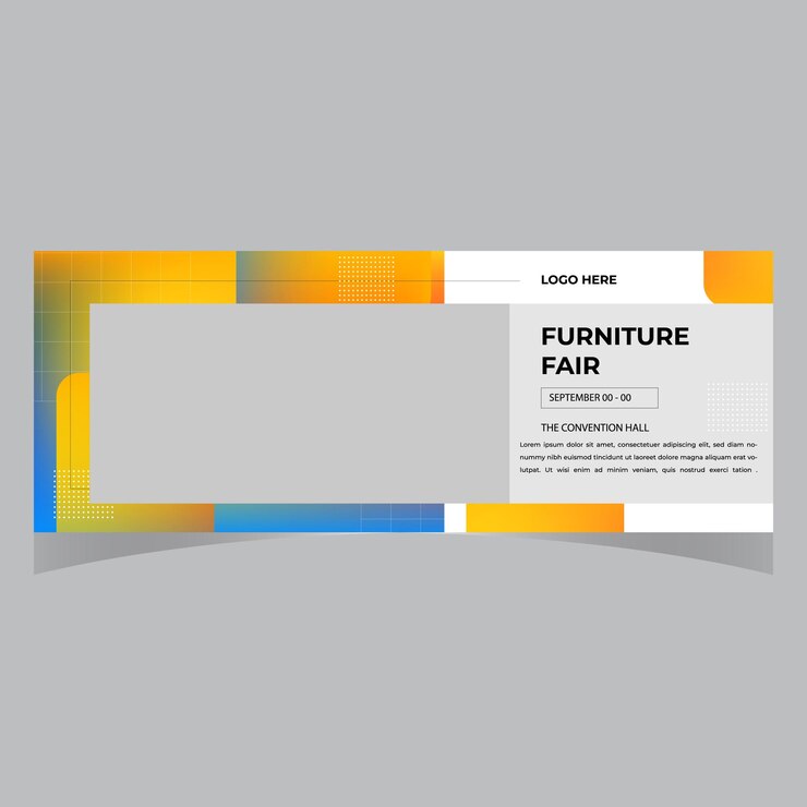 Vector facebook cover design template banner template and web banner template design for social media
