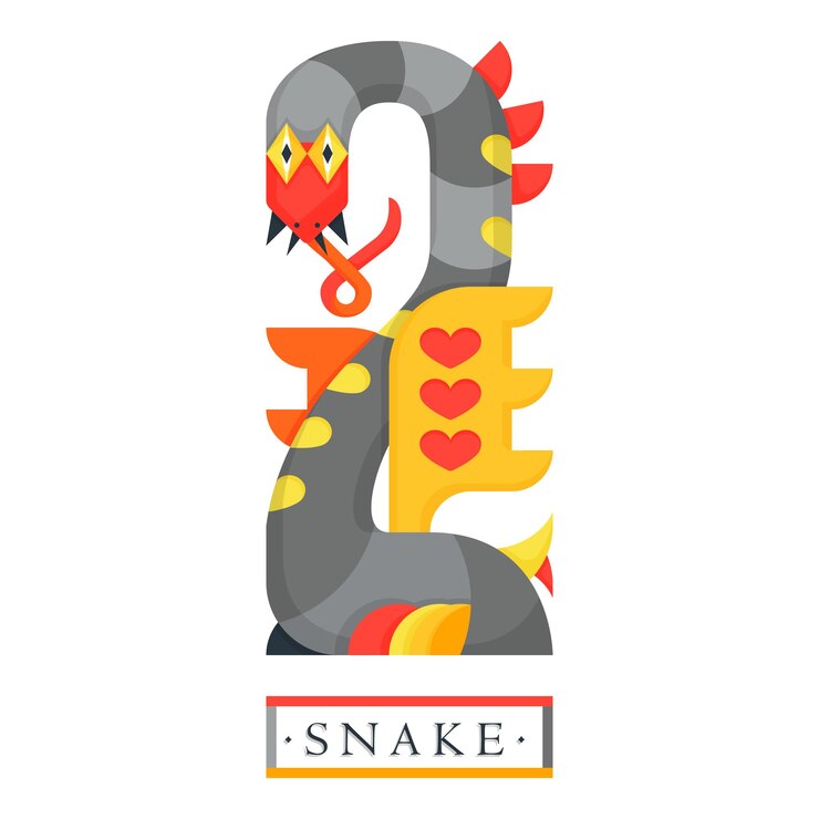 Vector fantasy dragon legendary winged snake medieval creature